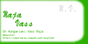 maja vass business card